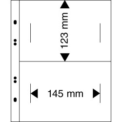 Feuilles Multi Collect avec 2 poches 145x123mm, transparentes, paquet de 10