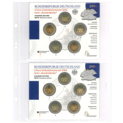 Feuilles Multi Collect avec 2 poches 175x123mm, transparentes, paquet de 10