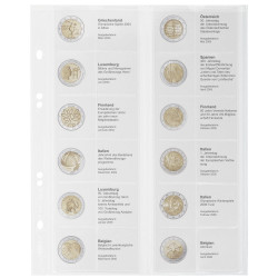 Multi Collect Feuille numismatique pré-imprimée pour 2 Euro commémoratives: Grèce 2004 - Belgique 2006