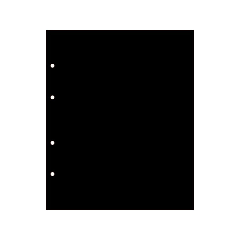 MU-Intercalaires noirs - paquet de 5