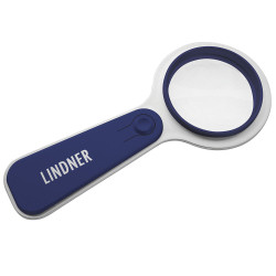 Loupe lumineuse LED, grossissement 5x, bleu