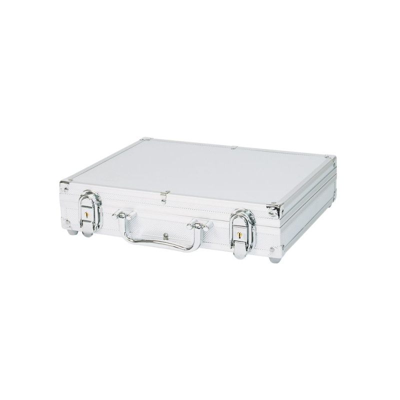 Valise numismatique ALU, vide (sans plateaux)