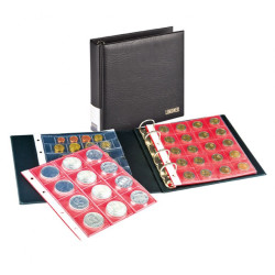 Album numismatique PUBLICA S avec 5 feuilles numismatiques différentes