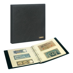 Set: Album billets de banque SRS avec 20 feuilles transparentes et boitier de protection