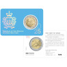 Saint Marin 2025 - Coincard "Drapeau de la République de Saint-Marin"