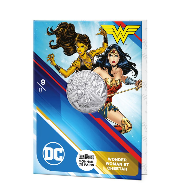 Monnaie de Paris 2025-   DC COMICS - VAGUE 1- 10€ Argent - Wonderwoman et Cheetah n° 9 sur 18