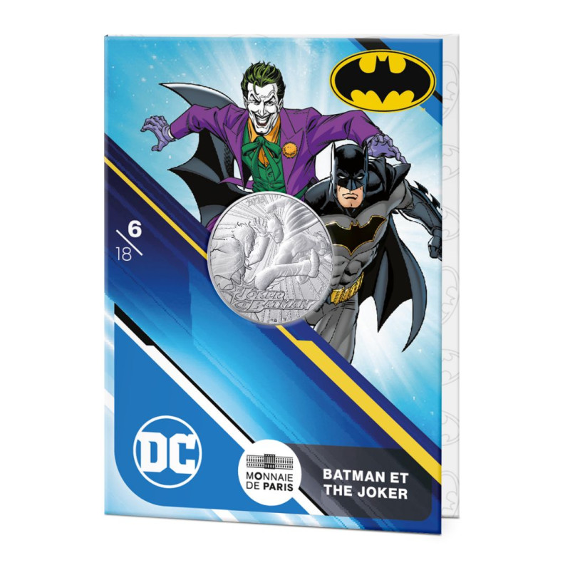 Monnaie de Paris 2025-   DC COMICS - VAGUE 1- 10€ Argent - Batman et The Joker n° 6 sur 18