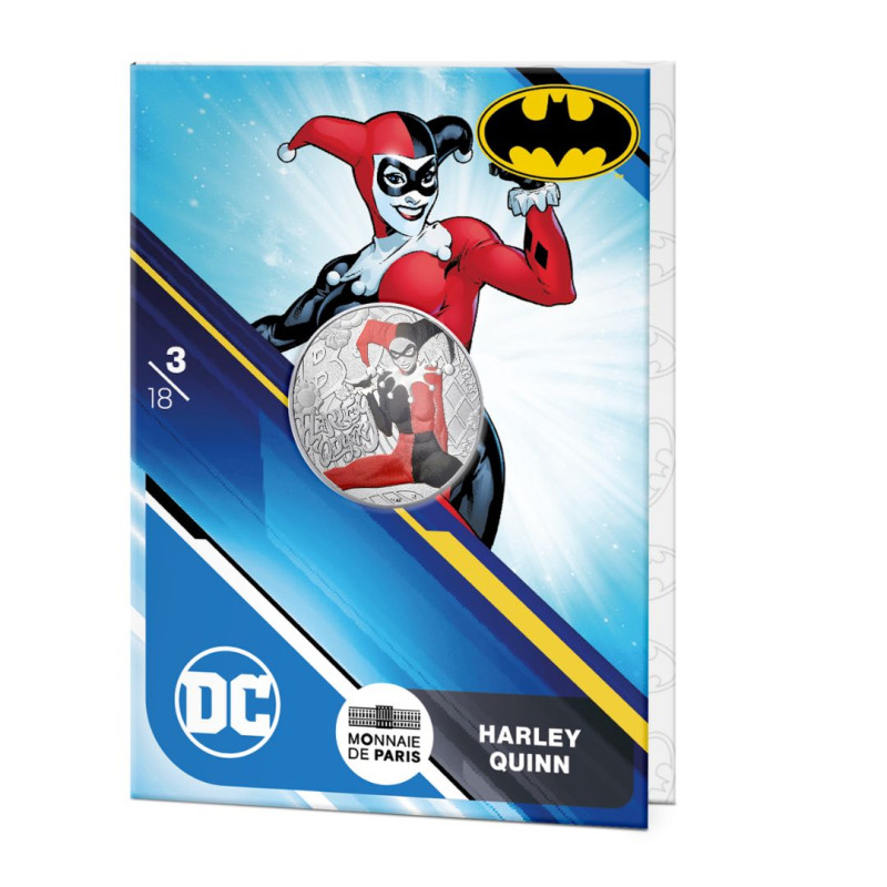 Monnaie de Paris 2025-   DC COMICS - VAGUE 1- 10€ Argent colorisée - Harley Quinn n° 3 sur 18