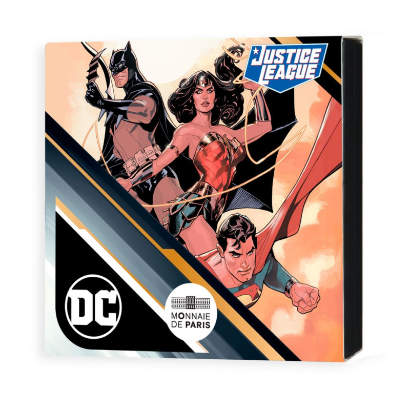 Monnaie de Paris 2025-   DC COMICS - VAGUE 1- 100€ Argent colorisée - Justice League