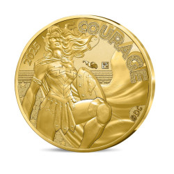 Monnaie de Paris 2025-   DC COMICS - VAGUE 1- 250€ Or Wonder Woman - Courage n° 1 sur 2