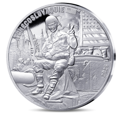Monnaie de Paris 2025- 80 ANS DU V-E DAY- 10€ Argent BE - Soldat américain