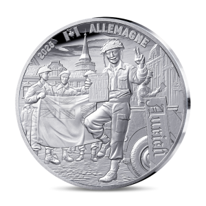 Monnaie de Paris 2025- 80 ANS DU V-E DAY- 10€ Argent BE - Soldat canadien