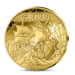 Monnaie de Paris 2025-ONE PIECE - EGG HEAD-50€ Or 1/4 oz. BE