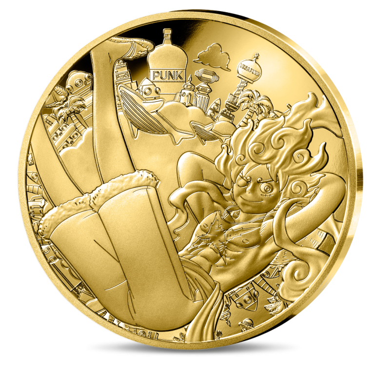 Monnaie de Paris 2025-ONE PIECE - EGG HEAD-50€ Or 1/4 oz. BE