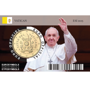 Vatican 2025 " Hommage à François 1er" 3/4 - 50 centimes incluse