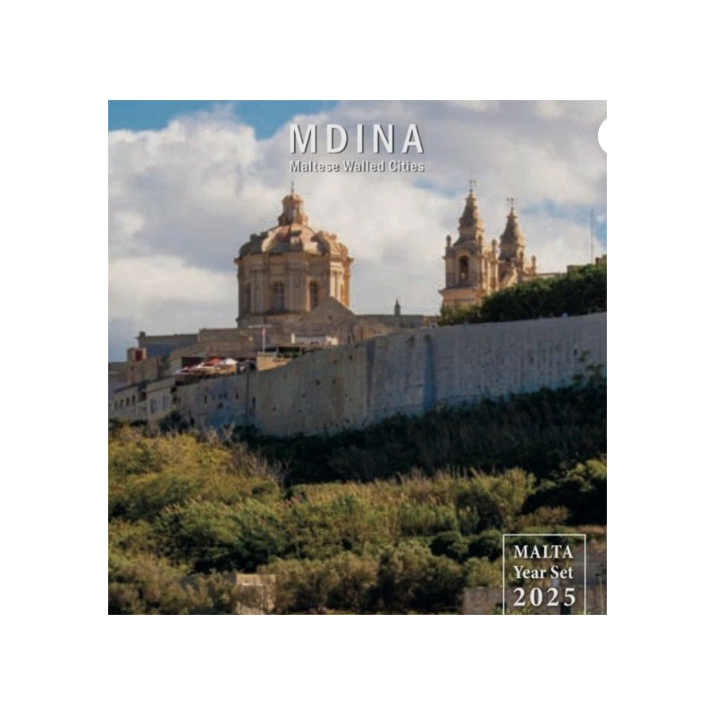 Malte 2025 - Coffret BU inclus 2 euro commémorative Médina