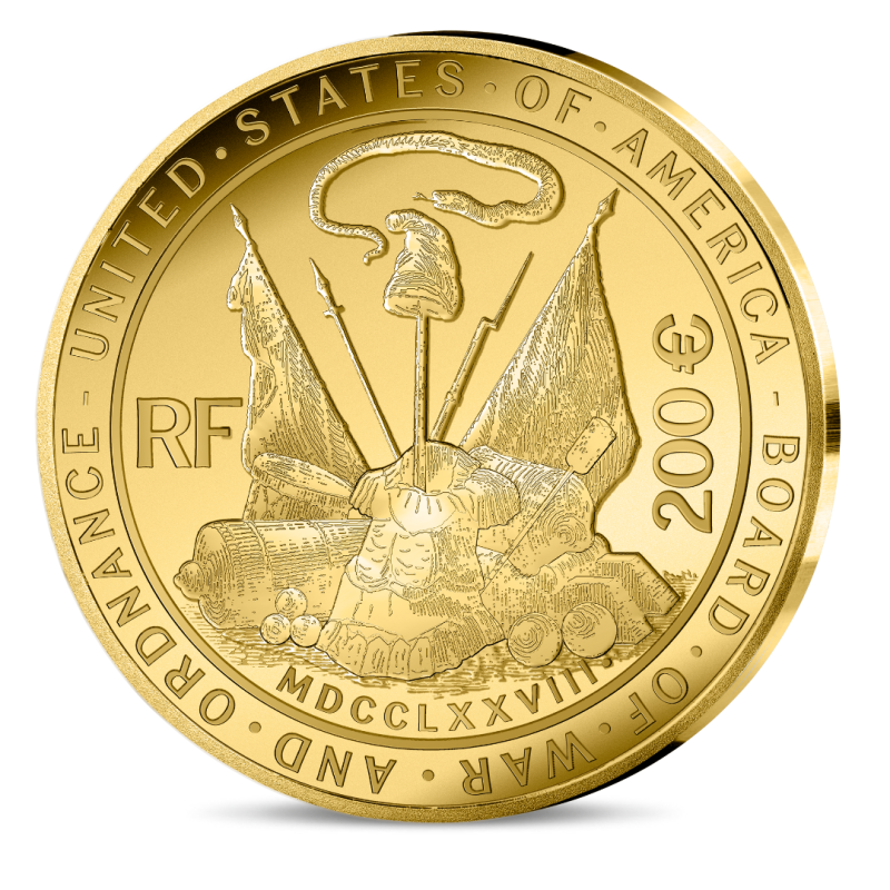 Monnaie de Paris 2025- HOMMAGE A GEORGE WASHINGTON - 500€ Or 5 oz. BE