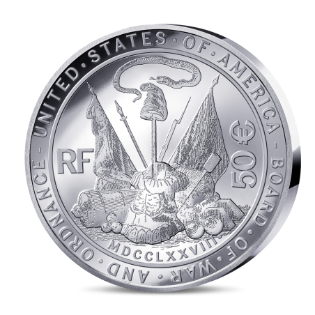 Monnaie de Paris 2025- HOMMAGE A GEORGE WASHINGTON -50€ Ag 5 oz. BE Monnaie de Paris 2025- HOMMAGE A GEORGE WASHINGTON -50€ Ag 5 oz. BE