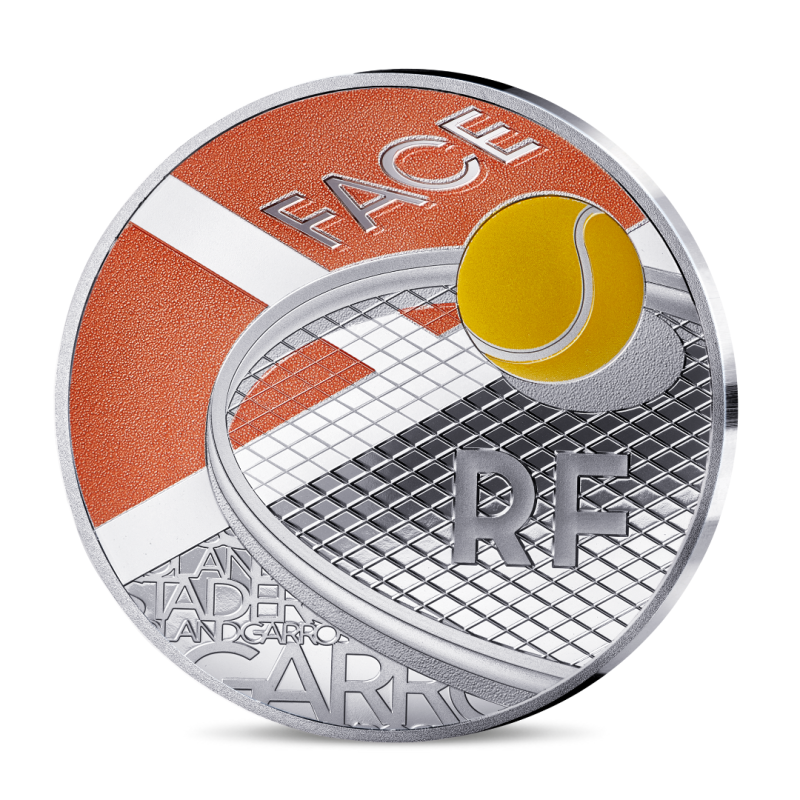Monnaie de Paris 2025- ROLAND GARROS-10€ Argent BE