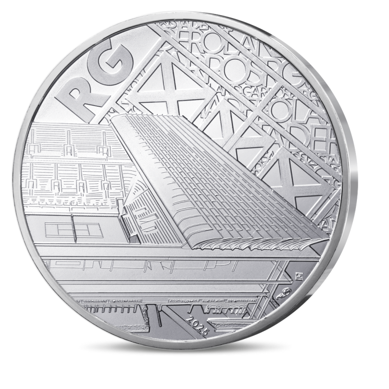 Monnaie de Paris 2025- ROLAND GARROS-10€ Argent