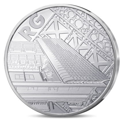 Monnaie de Paris 2025- ROLAND GARROS-10€ Argent Monnaie de Paris 2025- ROLAND GARROS-10€ Argent