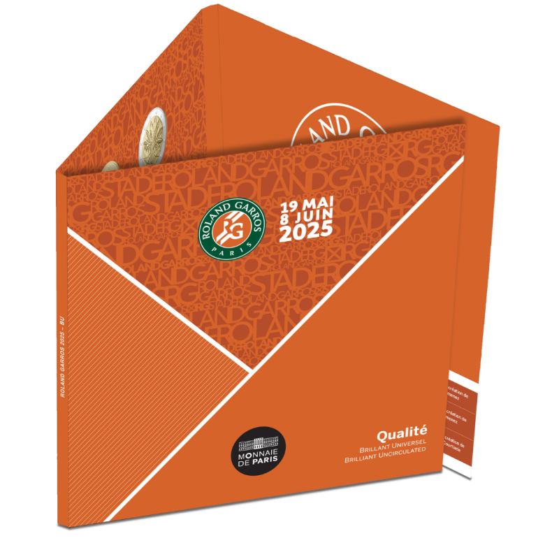Monnaie de Paris 2025- ROLAND GARROS-Miniset Roland Garros BU