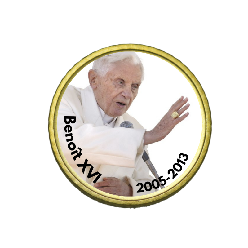 Vatican 2025- La collection 50 cts domé couleur- Les derniers papes