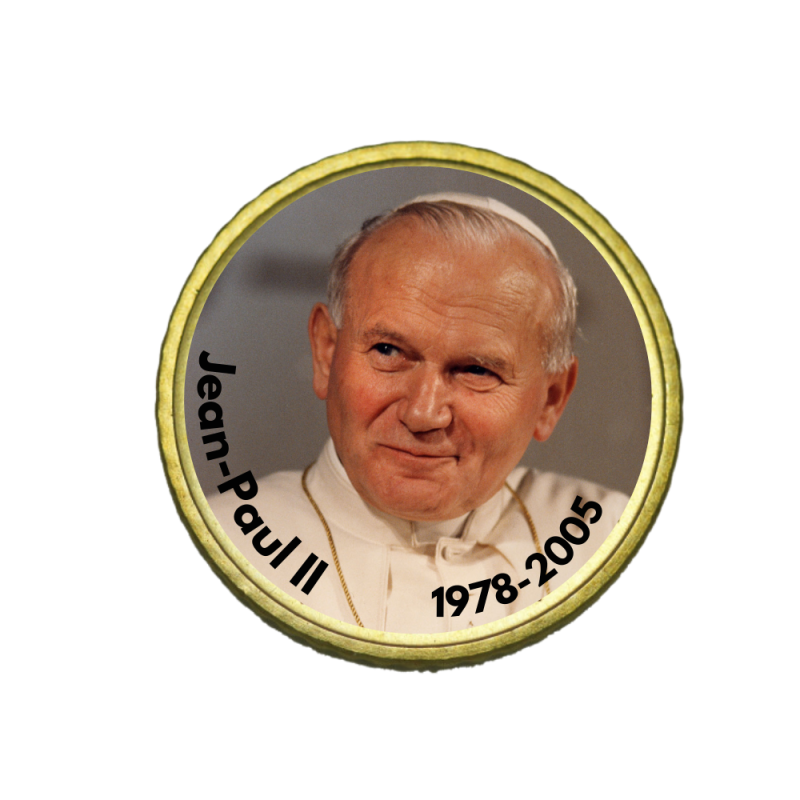 Vatican 2025- La collection 50 cts domé couleur- Les derniers papes