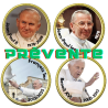 Vatican 2025- La collection 50 cts domé couleur- Les derniers papes Vatican 2025- La collection 50 cts domé couleur- Les derniers papes