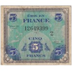 5  Francs - Drapeau au...