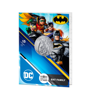 Monnaie de Paris-  DC COMICS - 90 ANS - VAGUE 2-10€ Argent - La Bat Family n° 15 sur 18 (par 10)