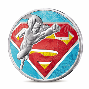 Monnaie de Paris-  DC COMICS - 90 ANS - VAGUE 2-10€ Argent colorisée - Logo Superman n° 17 sur 18 (par 10)