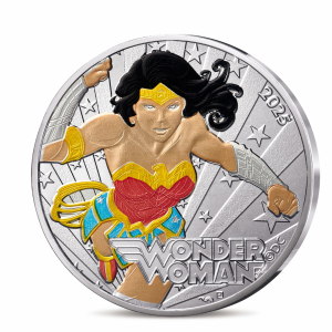 Monnaie de Paris-  DC COMICS - 90 ANS - VAGUE 2-10€ Argent colorisée - Wonder Woman n° 11 sur 18 (par 10)