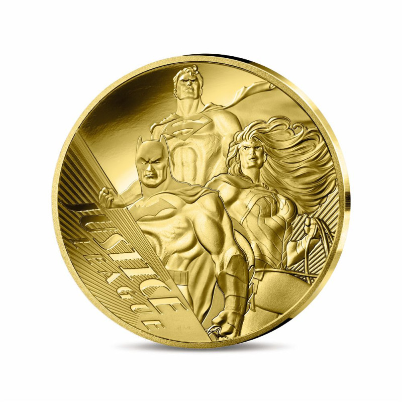 Monnaie de Paris 2025- DC COMICS - 90 ANS-200€ 1 oz Or BE - Justice League