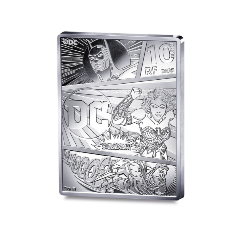 Monnaie de Paris 2025- DC COMICS - 90 ANS-200€ 1 oz Or BE - Justice League