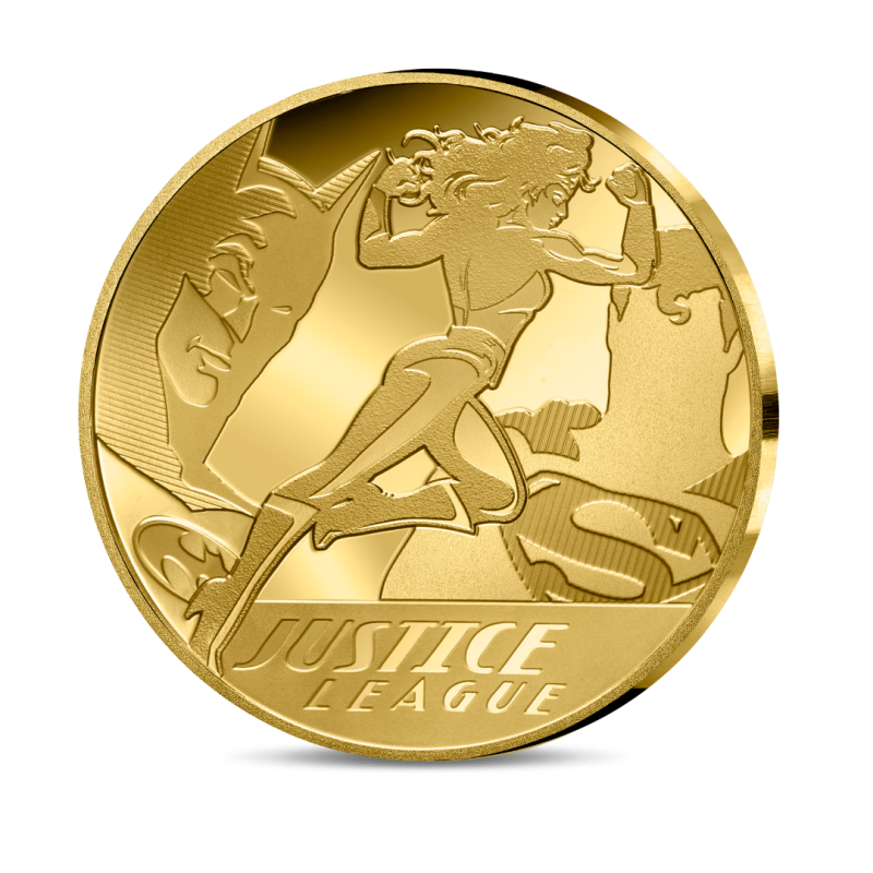 Monnaie de Paris 2025- DC COMICS - 90 ANS-200€ 1 oz Or BE - Justice League