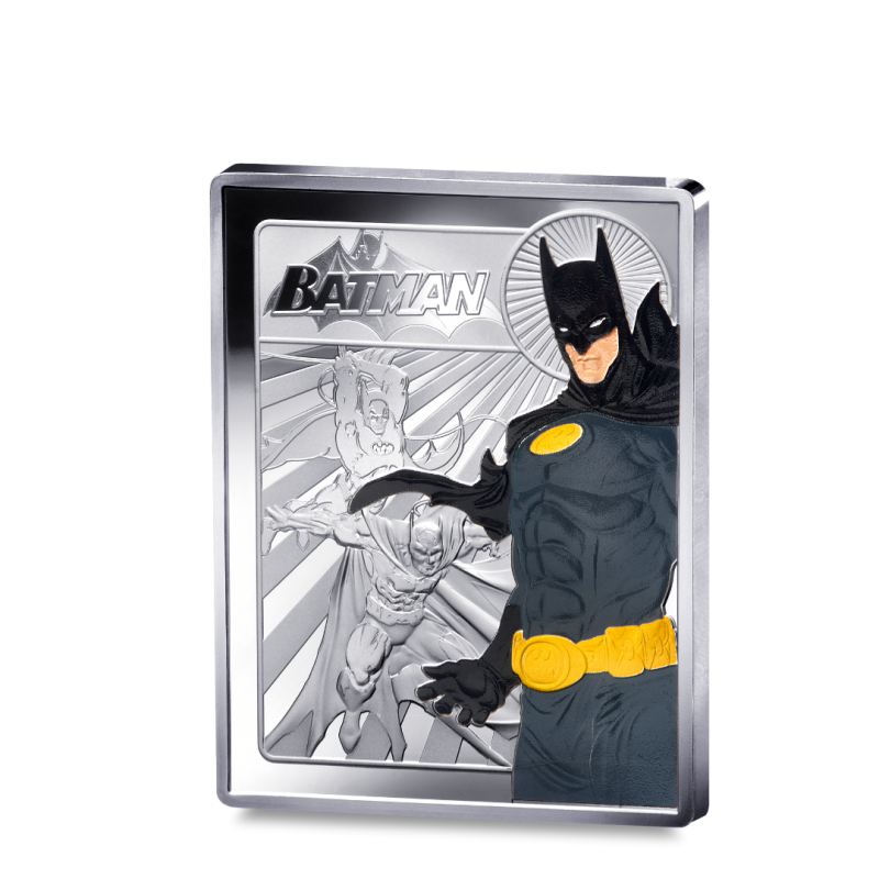 Monnaie de Paris 2025- DC COMICS - 90 ANS-10€ Argent BE Colorisée rectangulaire - Batman