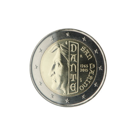 Saint Marin 2015 - 2 euro commémorative Dante