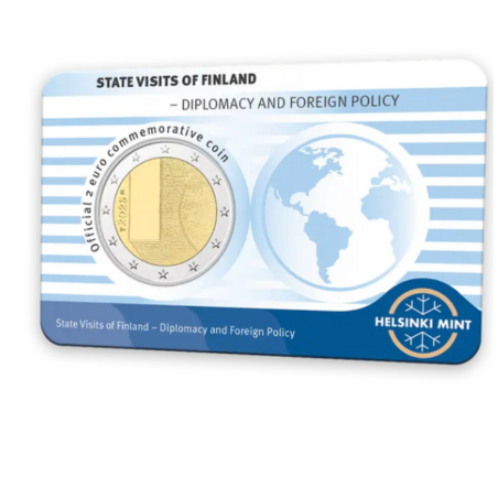 Finlande 2025 - 2 euro commémorative Collection complète – Diplomatie et Politique- Finlande 2025 - 2 euro commémorative Collection complète – Diplomatie et Politique-