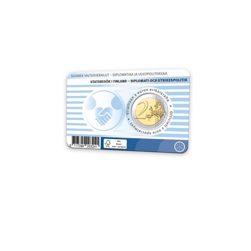Finlande 2025 - 2 euro commémorative Collection complète – Diplomatie et Politique-