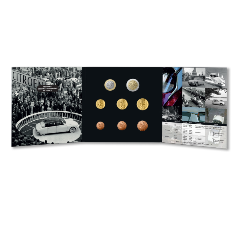 Monnaie de Paris 2025-70 ANS DE LA DS- Miniset DS