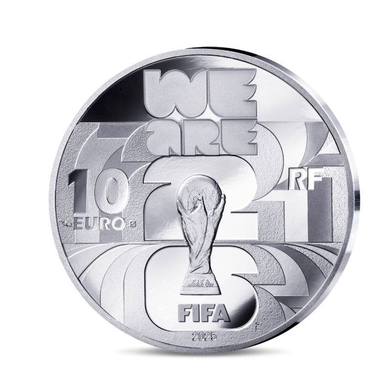 Monnaie de Paris 2025-FIFA 2026-10€ Argent BE