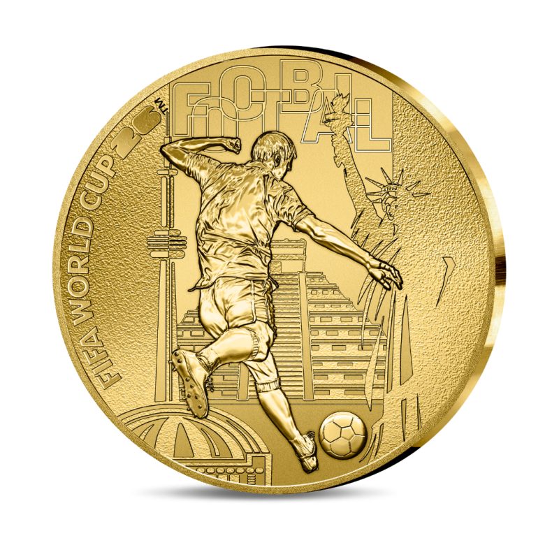 Monnaie de Paris 2025-FIFA 2026-50€ Or 1/4 oz. BE