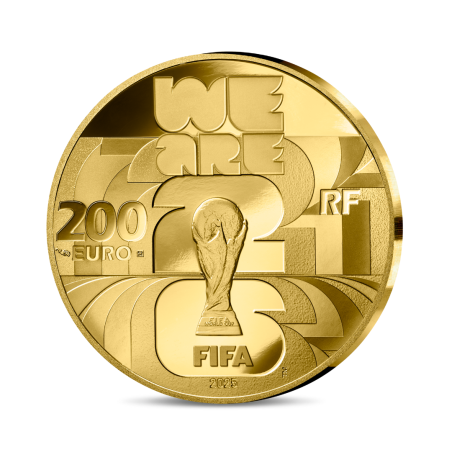 Monnaie de Paris 2025-FIFA 2026-200€ Or 1 oz. BE Monnaie de Paris 2025-FIFA 2026-200€ Or 1 oz. BE