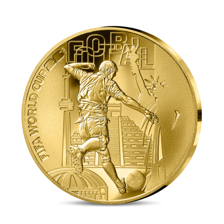 Monnaie de Paris 2025-FIFA 2026-500€ Or 5 oz. BE Polissage inversé Monnaie de Paris 2025-FIFA 2026-500€ Or 5 oz. BE Polissage inversé