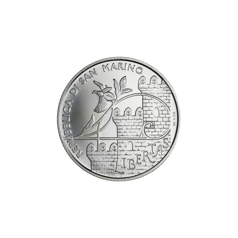 Saint Marin 2025- série complète  + 5€ Argent en coffret BU
