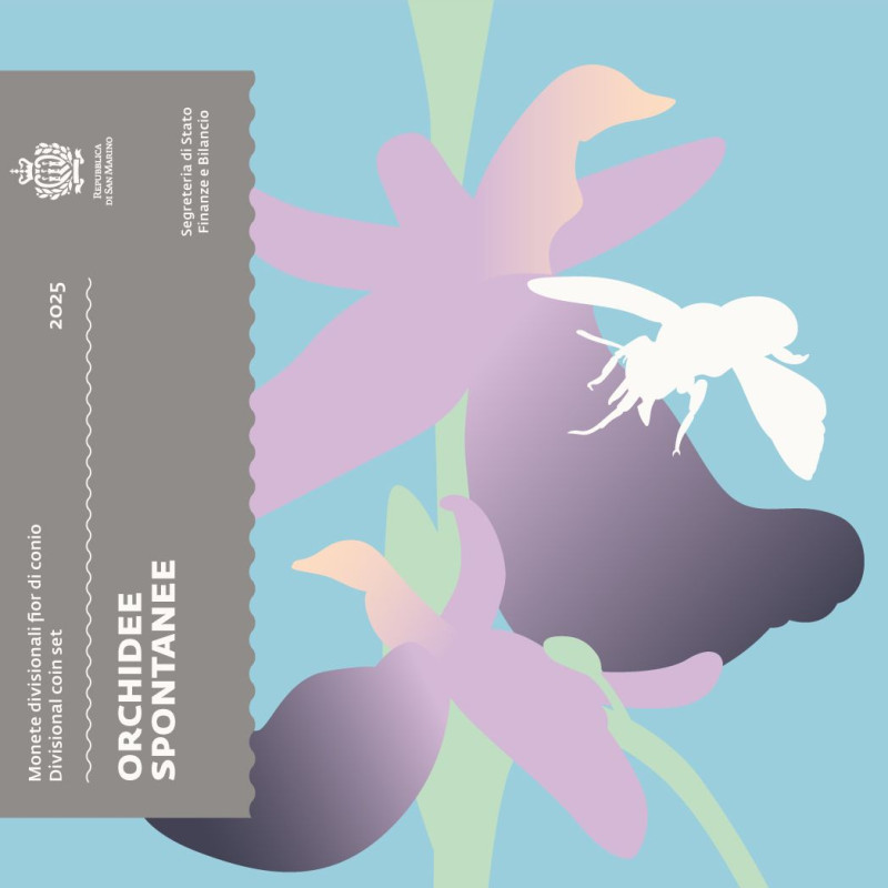 Saint Marin 2025- série complète  + 5€ Argent en coffret BU