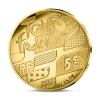 Monnaie de paris 2025-TOUR DE FRANCE-5€ 1/2g Or BE- Carte des étapes Monnaie de paris 2025-TOUR DE FRANCE-5€ 1/2g Or BE- Carte des étapes
