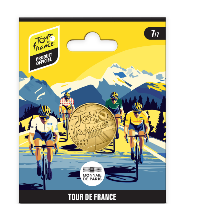 Monnaie de paris 2025-TOUR DE FRANCE-Mini-médaille - Logo Tour de France 7/7