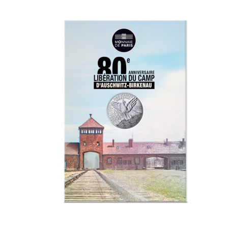 Monnaie de paris 2025- 80 ANS DE LA LIBERATION DU CAMP D'AUSCHWITZ-BIRKENAU